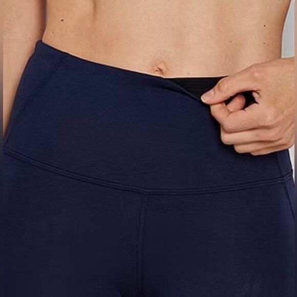 XERSION Women's Navy Legging EverPerform Activewear 7/8 Cotton Spandex Size XL - Picture 10 of 10